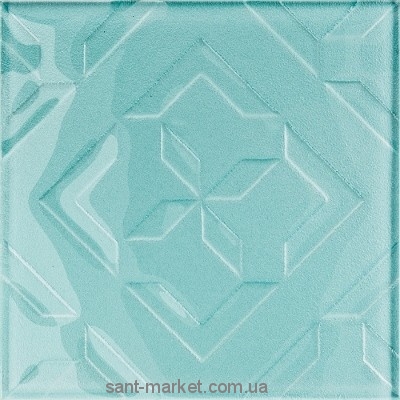 Opoczno CUBAN CUBE светло-синий декор 20X20