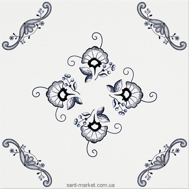 Opoczno FIELD BLUE декор В 20X20