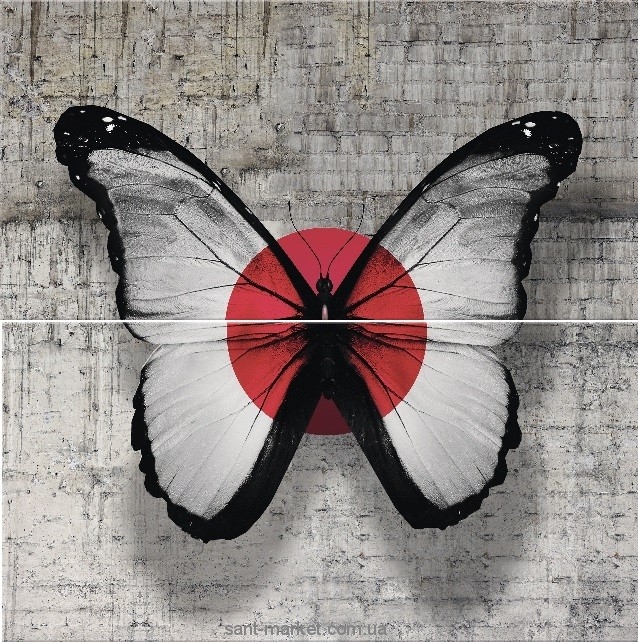 Opoczno FRENCH TOUCH батерфляй декор 58 3X59 3