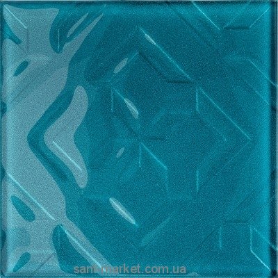 Opoczno CUBAN CUBE синий декор 20X20
