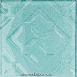 Opoczno CUBAN CUBE светло-синий декор 20X20