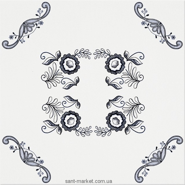 Opoczno FIELD BLUE декор D 20X20