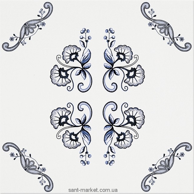 Opoczno FIELD BLUE декор С 20X20