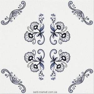 Opoczno FIELD BLUE декор С 20X20