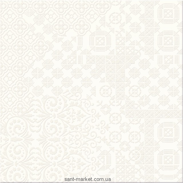 Opoczno MORNING FOG белый декор В 20X20