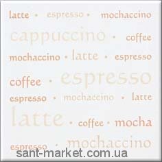 Opoczno Аплауз эспрессо белый декор 10х10