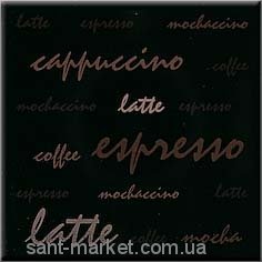 Opoczno Аплауз эспрессо черный декор 10х10