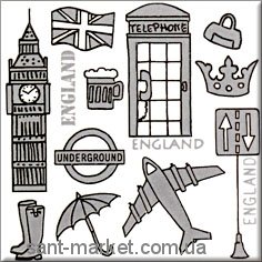 Opoczno MONTANA декор Англия 10x10