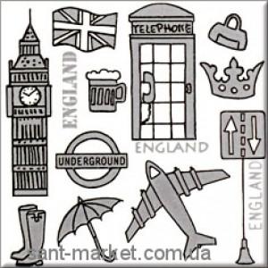 Opoczno MONTANA декор Англія 10x10