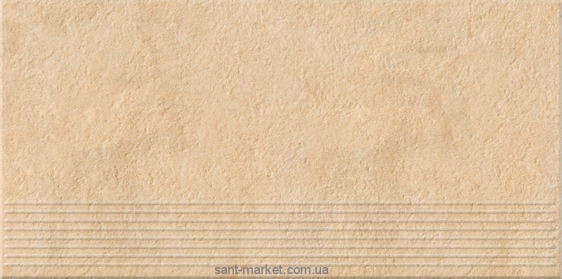 Opoczno Dry river Плитка для підлоги DRY RIVER беж сходинка 29 55X59 4