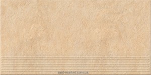 Opoczno Dry river Плитка напольная DRY RIVER беж ступенька 29 55X59 4