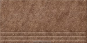 Opoczno Dry river Плитка для підлоги DRY RIVER бронза сходинка 29 55X59 4