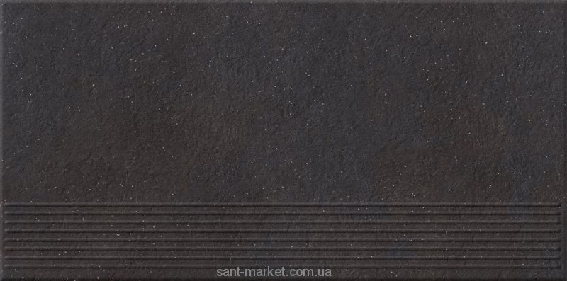 Opoczno Dry river Плитка для підлоги DRY RIVER графіт сходинка 29 55X59 4