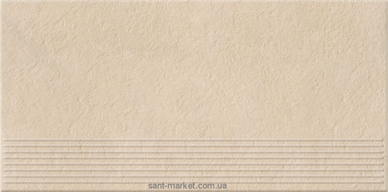 Opoczno Dry river Плитка для підлоги DRY RIVER крем сходинка 29 55X59 4
