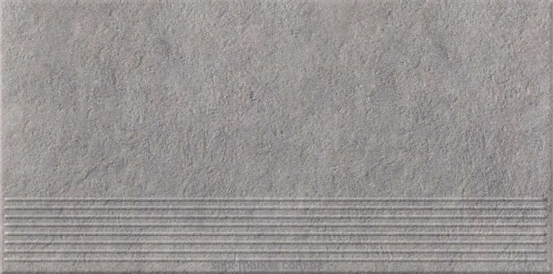 Opoczno Dry river Плитка для підлоги DRY RIVER сірий сходинка 29 55X59 4