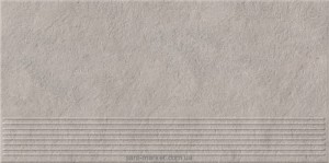 Opoczno Dry river Плитка напольная DRY RIVER светло-серый ступенька 29 55X59 4