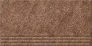 Opoczno Dry river Плитка для підлоги DRY RIVER бронза сходинка 29 55X59 4