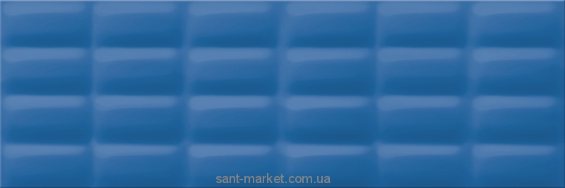 Opoczno Vivid Colours Плитка настінна Blue glossy pillow 25X75