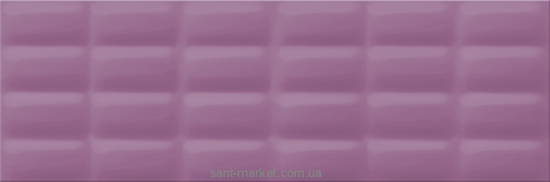 Opoczno Vivid Colours Плитка настенная Violet glossy pillow 25X75