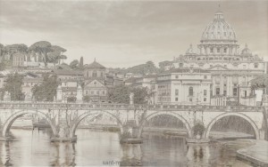 Cersanit Samanta Декор Samanta город 1 25х40