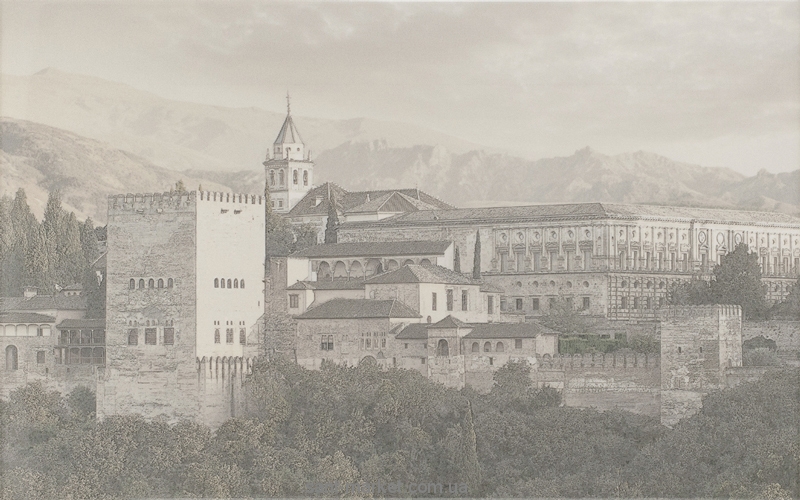 Cersanit Samanta Декор Samanta город 2 25х40