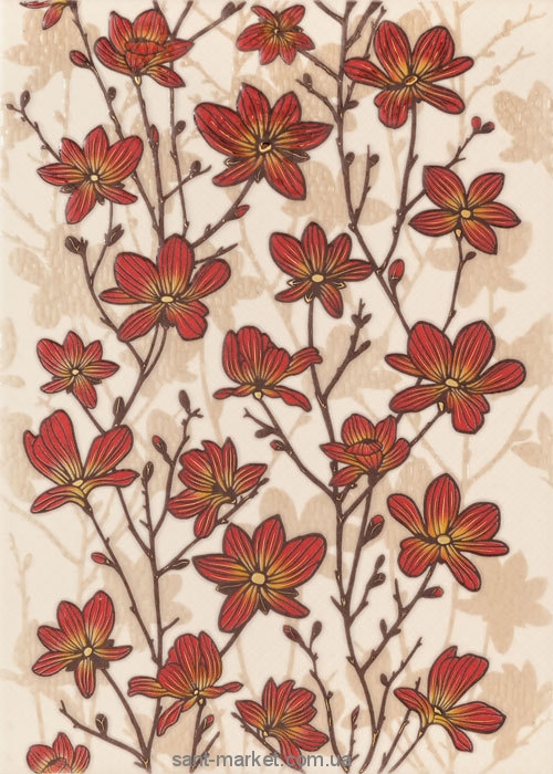 Cersanit Laura Декор Laura флауер 25х35