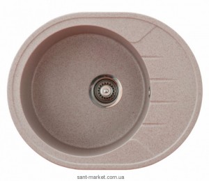 Мийка для кухні овальна Metalac X GRANIT VENERA M крило опціонально врізна граніт бежева 155197