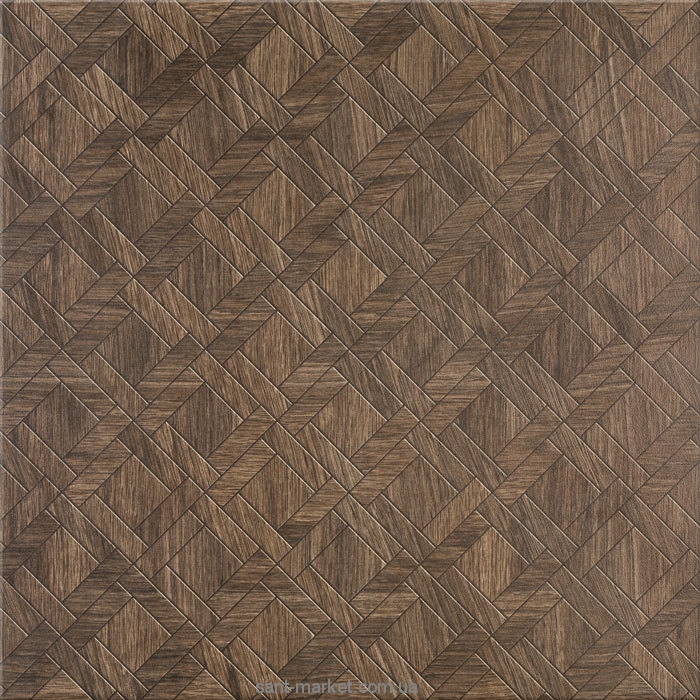 Cersanit Egzo Декор браун 45х45