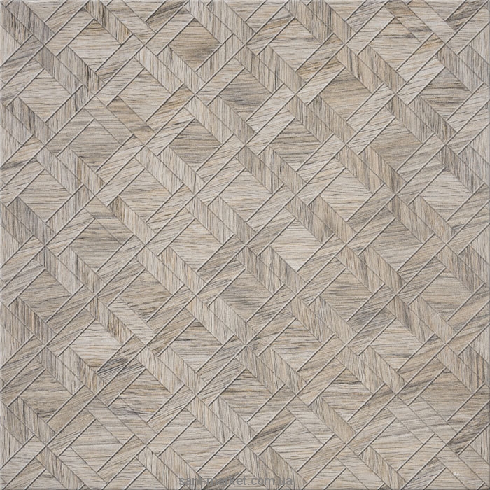 Cersanit Egzo Декор сірий 45х45