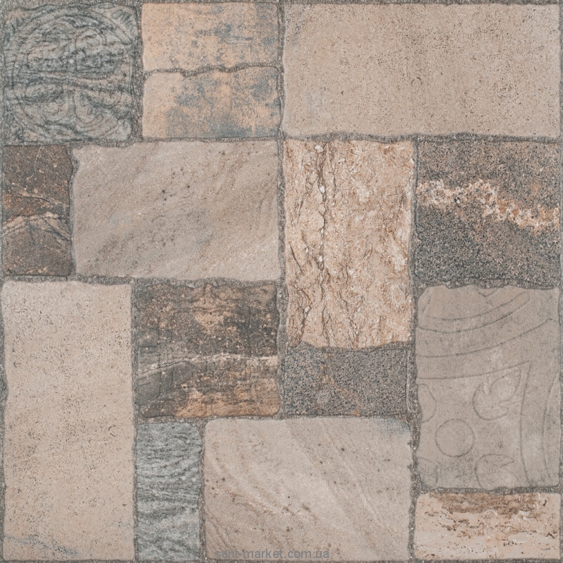 Cersanit Midway Плитка напольная Midway браун 42х42