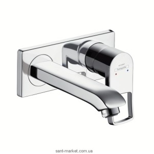 Смеситель для раковины однорычажный настенный скрытый Hansgrohe Mediano 2 хром 14518000