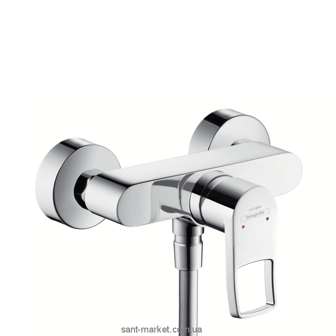 Смеситель для душа настенный однорычажный Hansgrohe коллекция Mediano хром 14560000