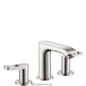 Смеситель для раковины двухрычажный скрытый Hansgrohe коллекция Mediano 2 хром 14513000