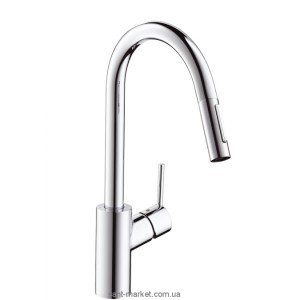 Змішувач для кухні з висувною лійкою Hansgrohe Talis S2 змішувач 14864004