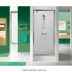 Душевая дверь в нишу Sanplast TX стеклянная распашная 80х190 DJ/TX5-80-S sb CR 