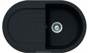 Мойка для кухни овальная TEKA PERLA 45 B-TG оборачиваемое крыло  врезная  гранит  карбон 40144580