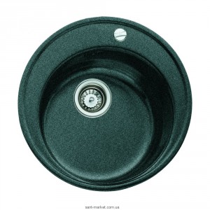 Мойка для кухни круглая TEKA CENTROVAL 45 TG врезная  гранит  карбон 40143216