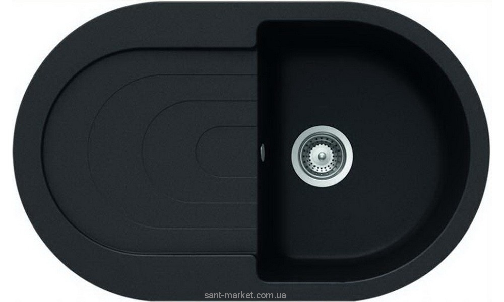 Мойка для кухни овальная TEKA PERLA 45 B-TG оборачиваемое крыло  врезная  гранит  карбон 40144580
