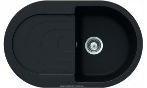 Мойка для кухни овальная TEKA PERLA 45 B-TG оборачиваемое крыло  врезная  гранит  карбон 40144580