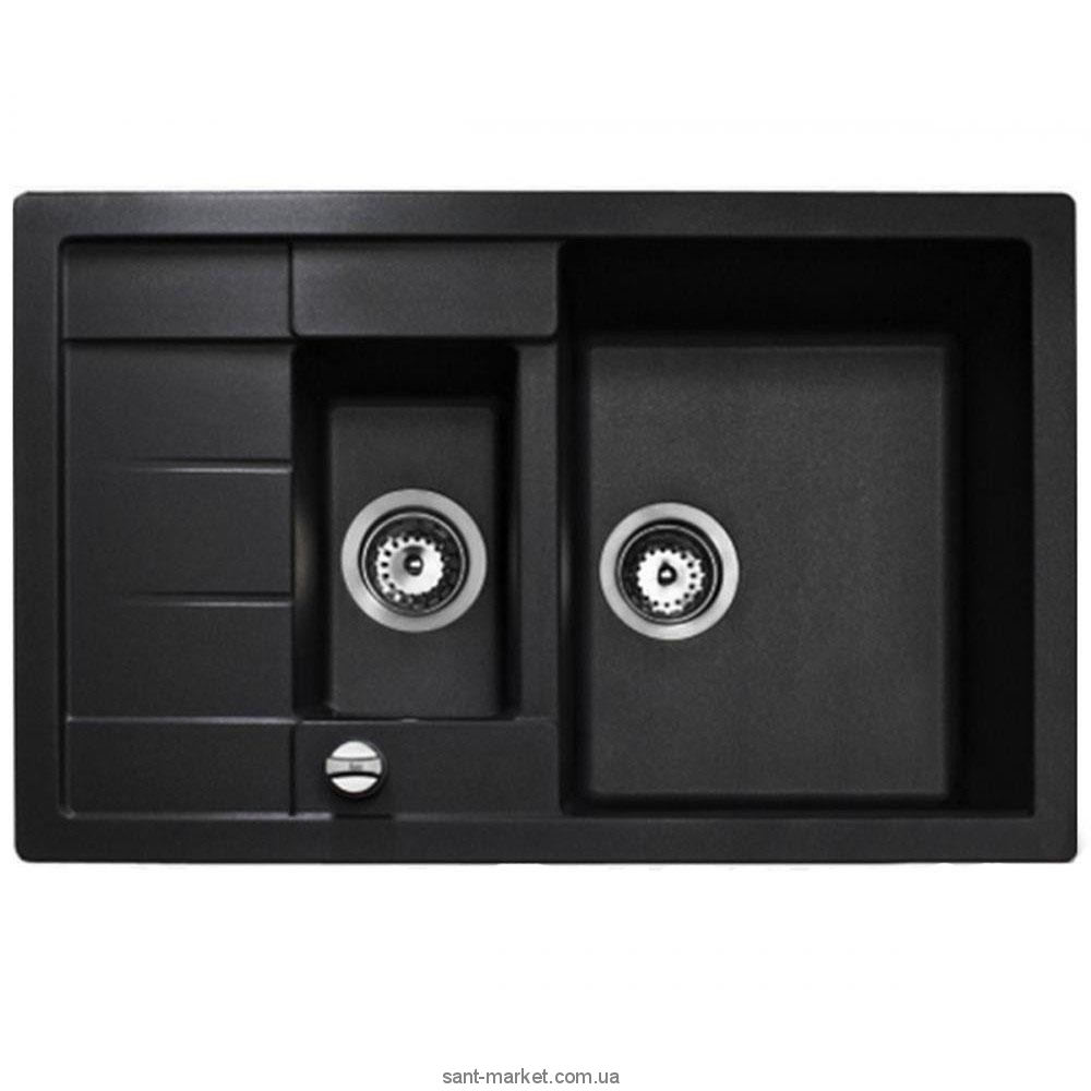 Мойка для кухни прямоугольная TEKA ASTRAL 60 B-TG  1.5 чаши  оборачиваемое крыло  врезная  гранит  карбон 40143528