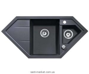 Мийка для кухні трапециевидная TEKA ASTRAL 80 E-TG 1.5 чаші крило зліва врізна граніт карбон 40143548