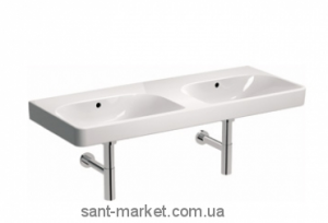 Раковина для ванной подвесная двойная KOLO коллекция Traffic белая L91021900