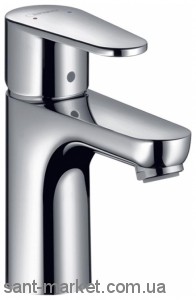 Смеситель для раковины однорычажный с донным клапаном Hansgrohe коллекция Focus E2 хром 31511000