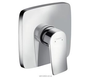 Смеситель для душа встраиваемый Hansgrohe коллекция Metris хром 31456000