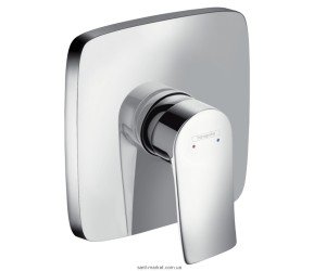 Смеситель для душа встраиваемый Hansgrohe коллекция Metris хром 31456000
