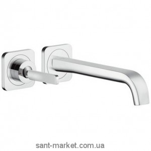 Смеситель для раковины с джойстиком настенный скрытый Hansgrohe Axor Citterio E хром 36106000