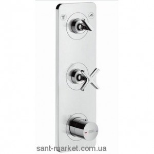 Змішувач для душа вбудований із термостатом Hansgrohe колекція Axor Citterio E хром 36703000