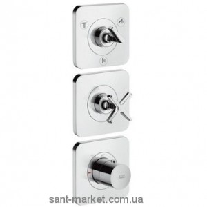 Смеситель для душа встраиваемый с термостатом Hansgrohe коллекция Axor Citterio E хром 36704000