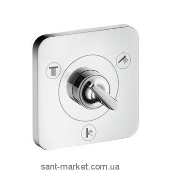Перемикач для душу вбудовується одновентільний Hansgrohe Axor Citterio E хром 36772000