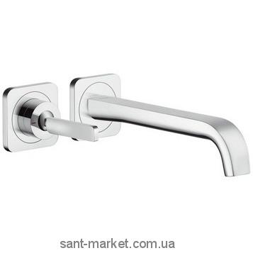 Смеситель для раковины с джойстиком настенный скрытый Hansgrohe Axor Citterio E хром 36106000